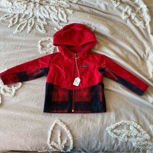 Columbia Bold Red Hooded Jacket